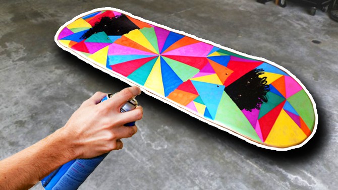 How To Customize Skateboard (Skateboard grip tape art, custom skateboard, hydrop dip skateboard, paint skateboard, skateboard art, paint skateboard trucks, custom skateboard, etc) 1