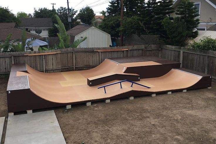 how to build a backyard skatepark for cheap easy way
