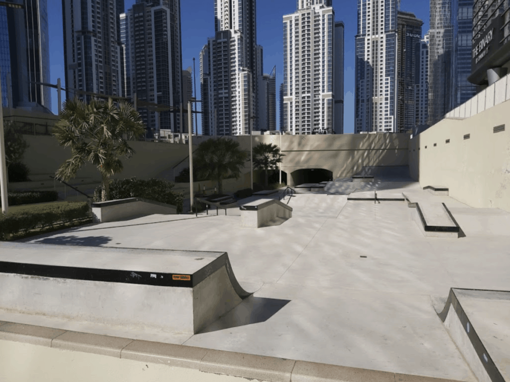 nahida skatepark dubai (new business bay skatepark)
